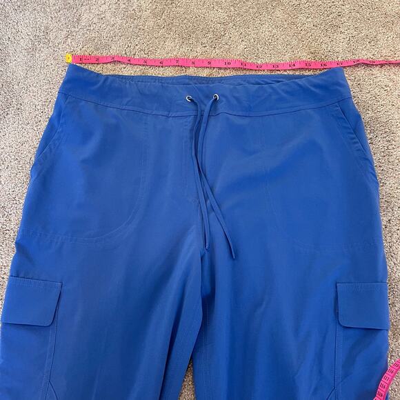 Chicos Women's Zenergy Athletic Jogger Sky Blue Drawstring Pant Size 1 Medium 8 - Picture 2 of 9